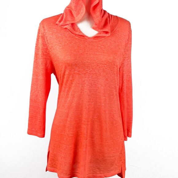 Luck Brand Semi-Sheer Hoodie Size Small - Picture 1 of 11